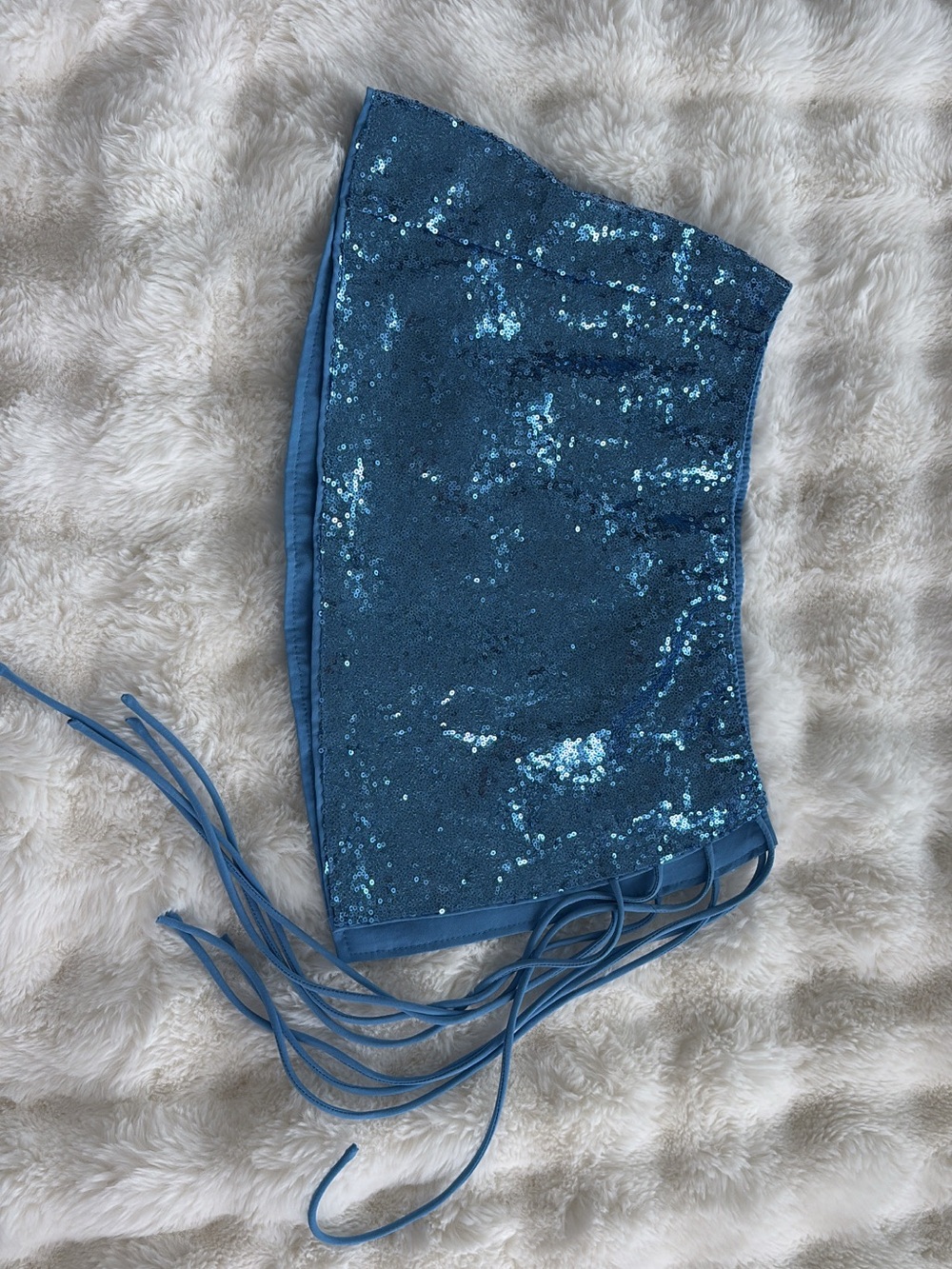 SHEIN Light Blue Swim Top